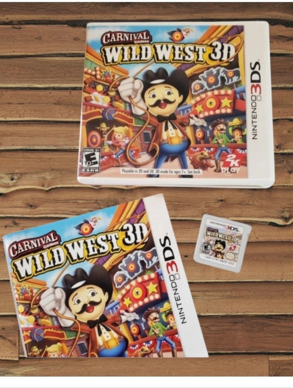 Carnival Games: Wild West Nintendo 3DS Video Game  *TESTED*
